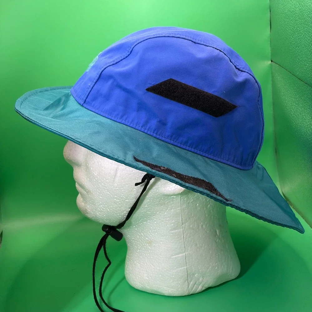 Outdoor Research Seattle Sombrero Adult M Blue/Teal Gore-Tex Rain Hat USA Made